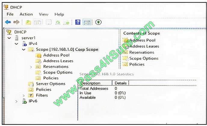 pass4itsure 70-741 exam question q5