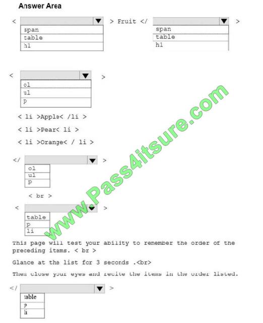 98-383 exam questions-q5-2