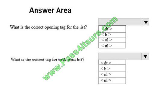 98-383 exam questions-q9