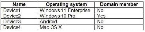 New MD-102 practice question 15